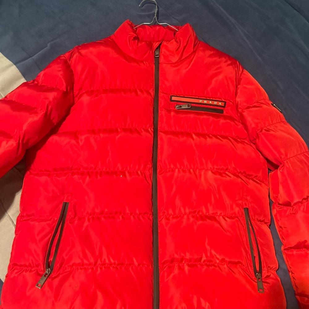 Prada puffer jacket size:s very comfortable very exclusiveve